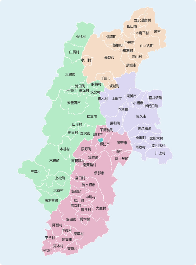 長野県の地図から探す 信州の文化施設 公益財団法人 八十二文化財団